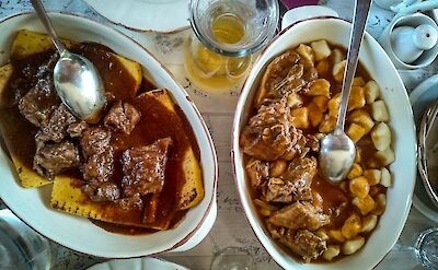 Traditional Croatian dishes. toST