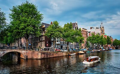 Picturesque canals of Amsterdam. tobbt