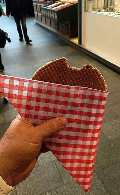 Stroopwafel, a classic Dutch treat. Flickr:Jason Raia