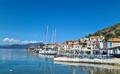 Agia Kyriaki Port is lined with seafood tavernas. toIH