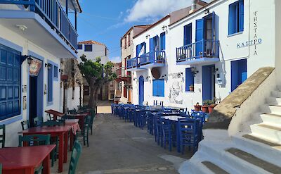 The charming hilltop town of Chora in Alonissos. toIH