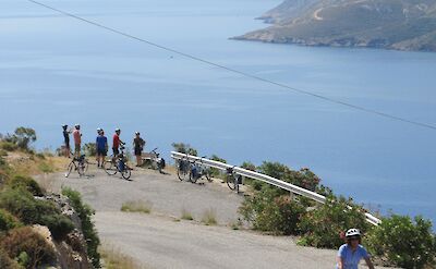 Beautiful coastal views over the Aegean Sea. toIH