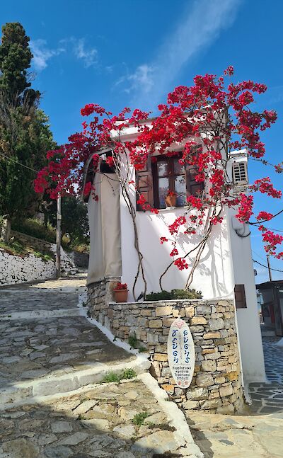 The narrow streets of Chora. toIH