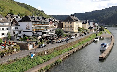 Boat dock in Cochem, Germany. Unsplash@Shalev Cohen