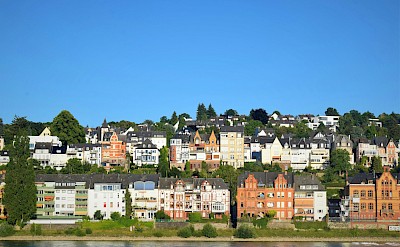Colorful houses on the Koblenz waterfront, Germany. Unsplash@Anand Krishnan