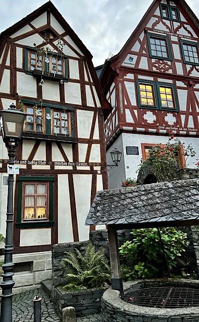 Half-timbered houses in Bacharach, Germany. Unsplash@Sholmes221
