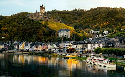 Lights reflecting on the water in Cochem, Germany. Unsplash@Philipp
