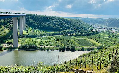 A scenic view over the Mosel at Winningen. unspmohammad-edris