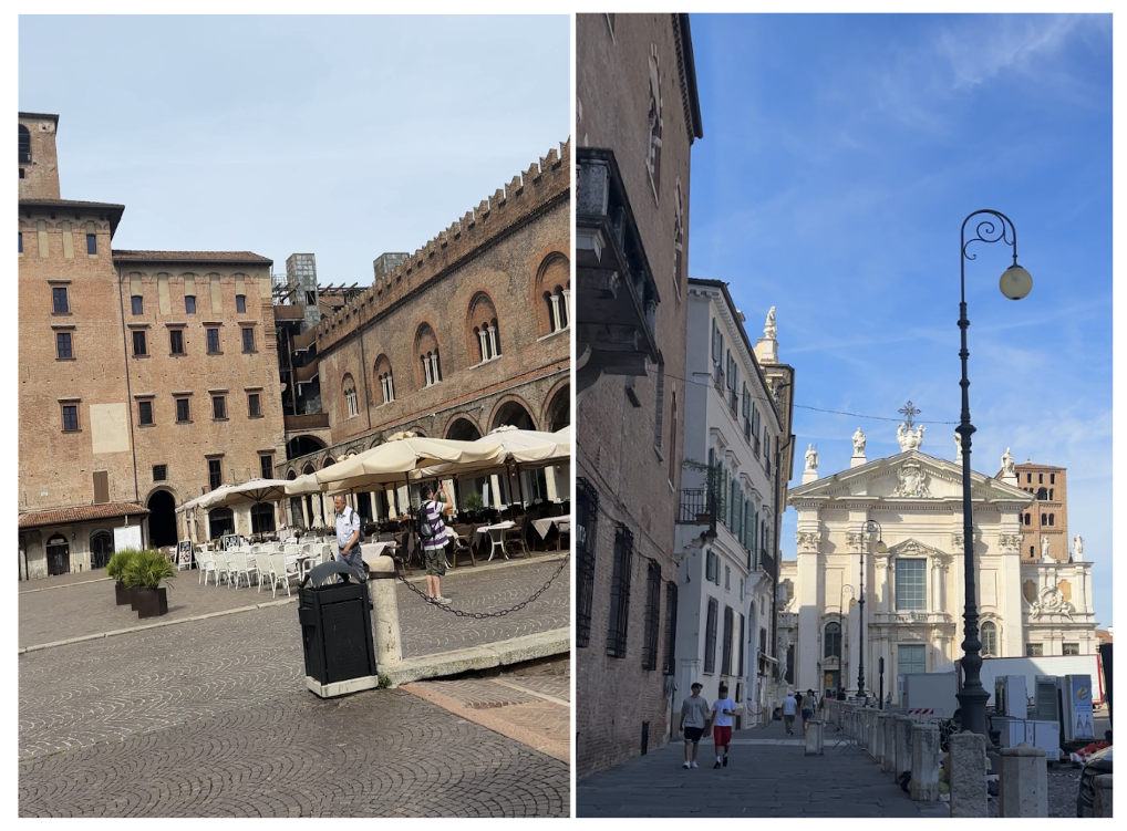 Piazza Sordello: For centuries, the square remained the center of political, social and religious life in Mantua