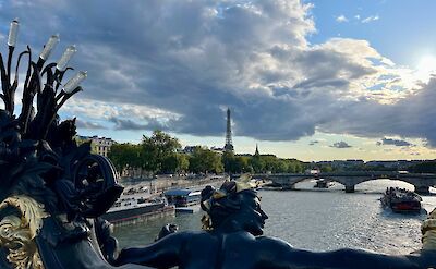 Beautiful bridges in Paris. ©heather