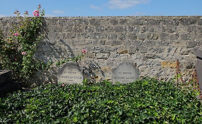 Vincent Van Gogh is buried alongside his beloved brother, Theo van Gogh, in the Cemetery of Auvers-sur-Oise. Flickr:Julien Chatelain