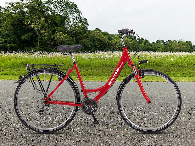 Low step-through bike | Comfortable touring bike with easy mounting/dismounting