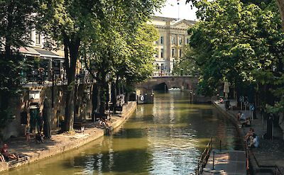 Walkway by the canal, Utrecht, Netherlands. Unsplash:Uitbundig