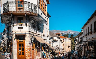 Gjirokaster, Albania. Albanian Riviera & Highlands bicycle tour. Unsplash: Adventure Albania