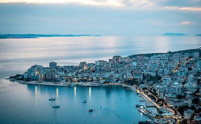 Evening in Saranda, Albania. Unsplash: Adventure Albania