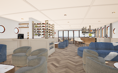 Lounge & bar | Magnifique X | Boat & Bike Tour