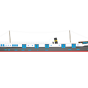 Ship rendering | Magnifique X | Boat & Bike Tour