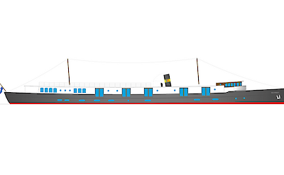 Ship rendering | Magnifique X | Boat & Bike Tour
