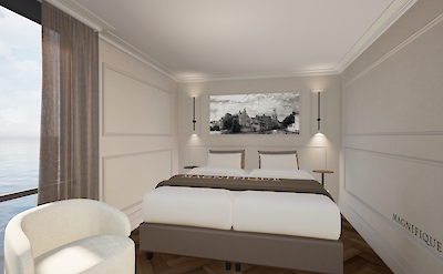 Upper deck suite | Magnifique X | Boat & Bike Tour