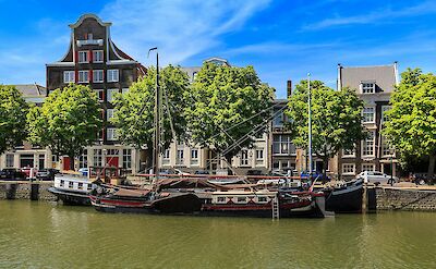 Historic harbor charm in Dordrecht. unsplash@Fransa