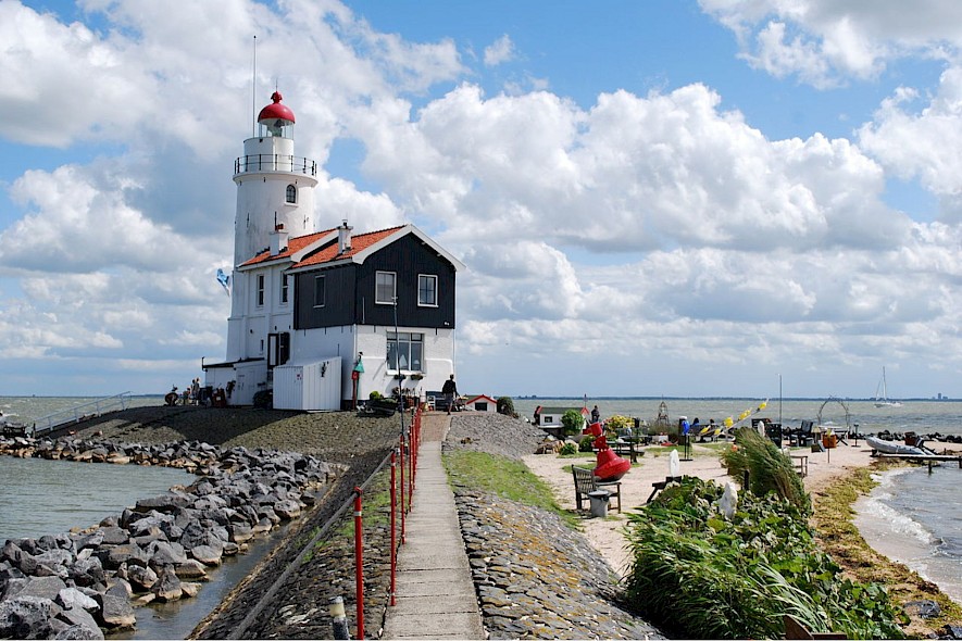 Marken Lighthouse, the Netherlands, Bike and boat tour. Wiki Commons@Rob Koster