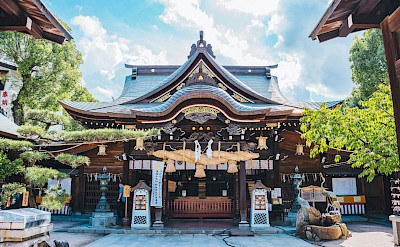 Kushida Shrine, Fukuoka, Japan. Unsplash@Romeo A