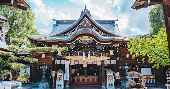 Kushida Shrine, Fukuoka, Japan. Unsplash@Romeo A