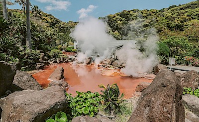 Red hot spring in Beppu. Pexels:BelleCo