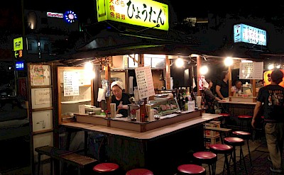 Yatai street food stall in Fukuoka. flickr@bryan