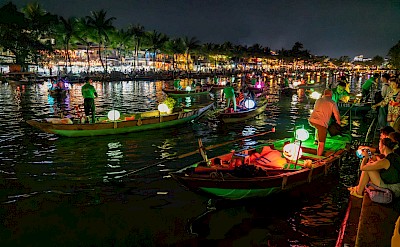 Lantern-lit boats in Hoi An. Keith Page@flickr