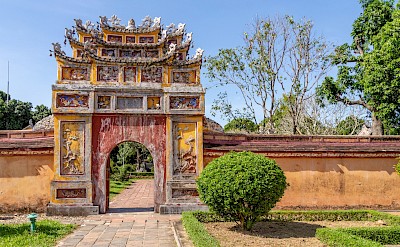 Nguyen Dynasty Gate- Ornate entrance within the Imperial Citadel. Stefan Rols@unsplash