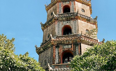 Thien Mu Pagoda, Hue’s iconic seven-story pagoda overlooking the Perfume River. VoThYLanGiao@pexels