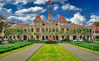 People's Committee of Ho Chi Minh City, Vietnam bike tour. Unsplash@Allphoto Bangkok