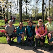 Founder’s Tulip Tour - Hennie and friends at Keukenhof Gardens. ©Hennie