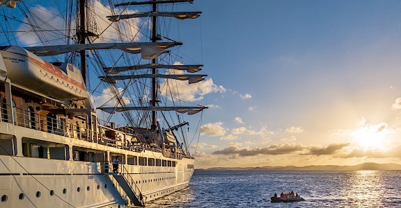 Sea Cloud Spirit under sail. toTN