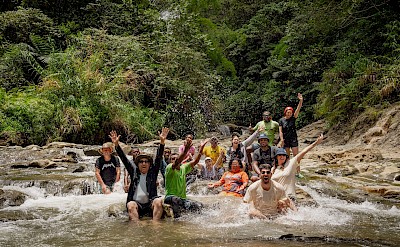 Cooling off in Fiji&rsquo;s refreshing jungle cascades. to-FIT