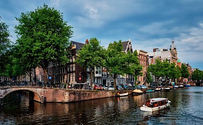 Canal in Amsterdam, Netherlands. CC:BBT