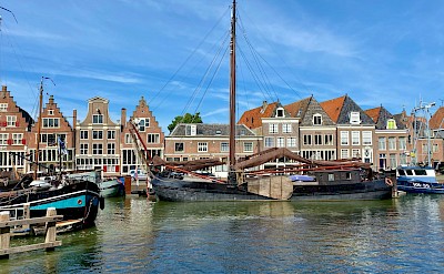Fishing boats in the historic port of Hoorn, Netherlands. Unsplash@Wouter Kloos