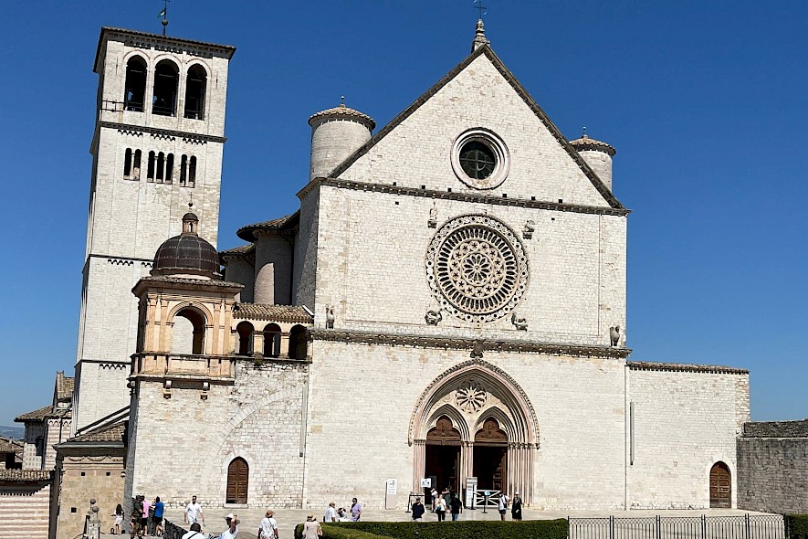Basilica of St. Francis Assisi, Italy. CC:Fulton Armstrong