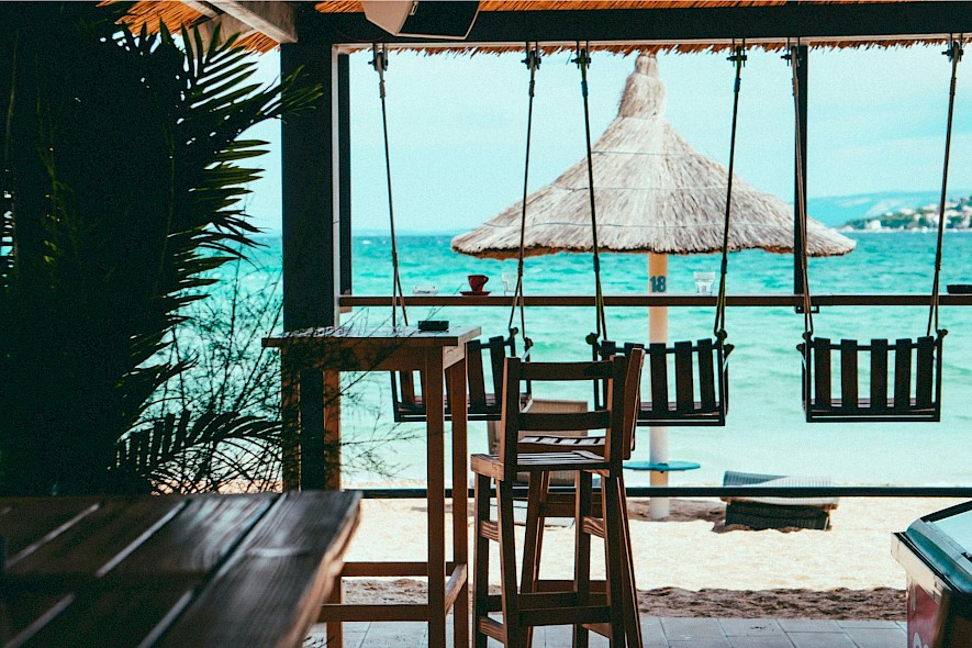 Beach retreat, Croatia. Unsplash@Kat Von Wood
