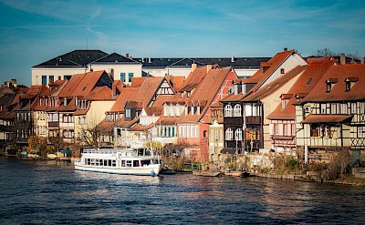 Colorful fishermen’s houses along the river in Bamberg. pexels@JimmyKPhotos.