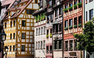 Colorful half-timbered houses along one of the city’s most picturesque old-town streets. Unsplash@MateoKrossler