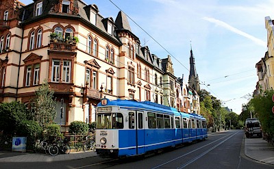 Historic tram in Heidelberg pexels@RetroRailwayParadies