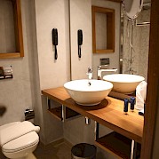 Single Suite Bathroom | Nebu | Bike & Boat Tour