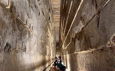 Within the walls of the Giza pyramid. toBBT