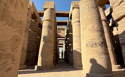 Inside the Karnak Temple. toBBT