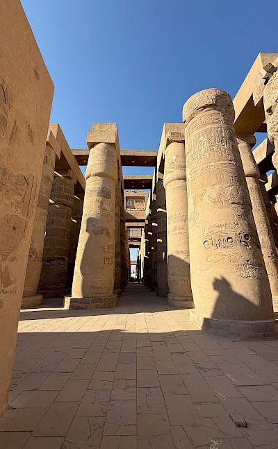 Inside the Karnak Temple. toBBT