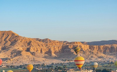 Hot Air Balloons Over Luxor. pexels@diego f parra