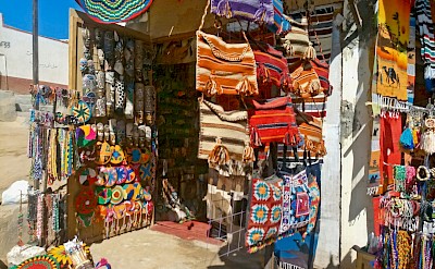 A colorful bazaar in Aswan. unsplash@thales botelho-de-sousa