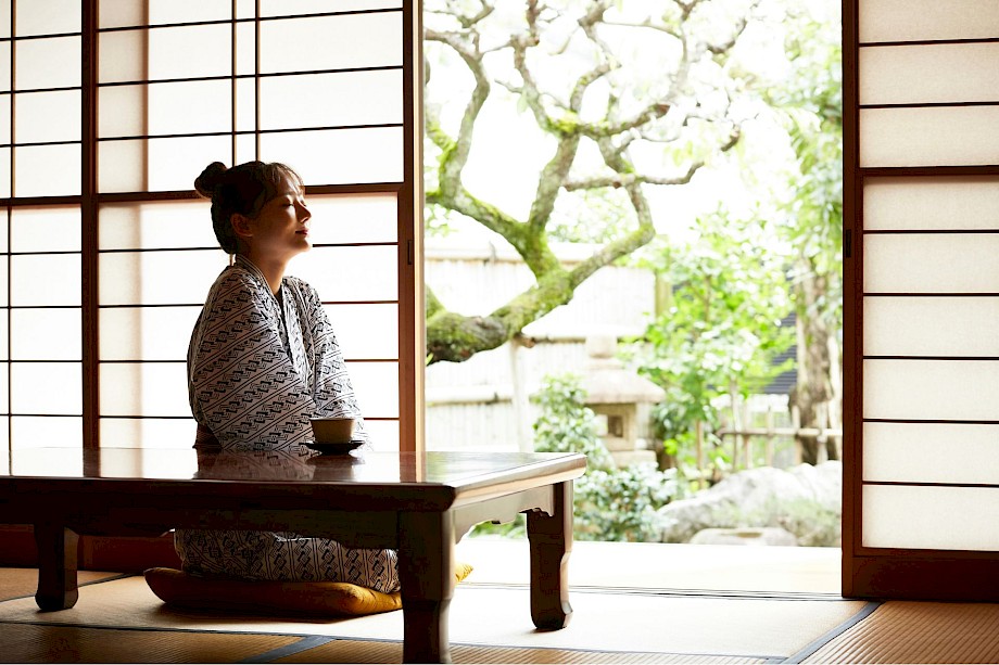 Relaxing with tea, Japan. Unsplash@Getty Images